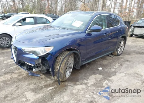 2018 Alfa Romeo Stelvio Ti Awd z USA, uszkodzony, nr VIN ZASFAKBN6J7B93086